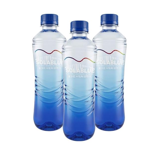 【SOLABLUE 潗淨藍】PH8.5 電解還原鹼性水 400mlx3箱(共72入 天然微礦 鹼性水 礦泉水 官方直營)
