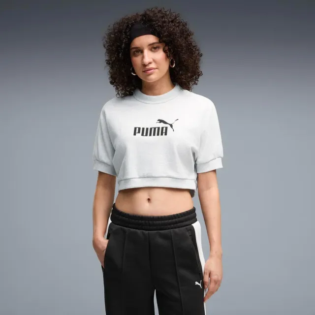 【PUMA】短袖上衣 女 ESS No.1 Logo 白 63664505