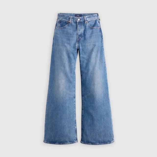 【LEVIS】BLUETAB™ 極寬鬆五口袋牛仔褲 / 萊賽爾纖維添加 女生牛仔褲 人氣新品 008X8-0001