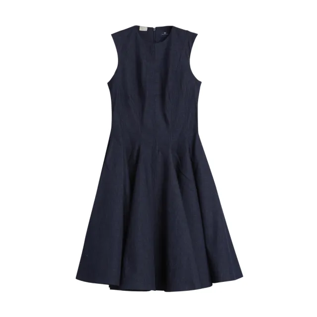 【LEVIS】BLUETAB™ 無袖牛仔洋裝 / 喇叭裙擺 女生上衣 人氣新品 006UG-0000