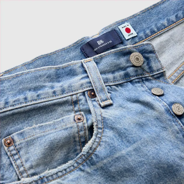 【LEVIS】BLUETAB™ 70’s 501® 高腰直丹寧筒牛仔褲 / 日本製 女生牛仔褲 人氣新品 004TF-0004