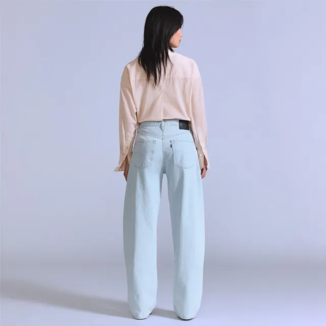【LEVIS】BLUETAB™ Drop Barrel繭型低腰牛仔寬褲 / 日本面料 女生牛仔褲 人氣新品 003J4-0007