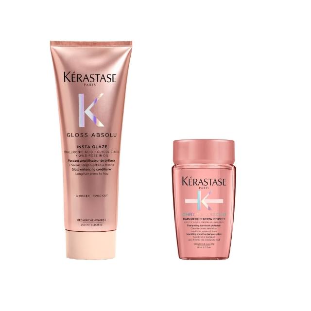 【KERASTASE 巴黎卡詩】釉光香頌髮乳250ml(全新上市/柔順/抗躁/蓬彈)