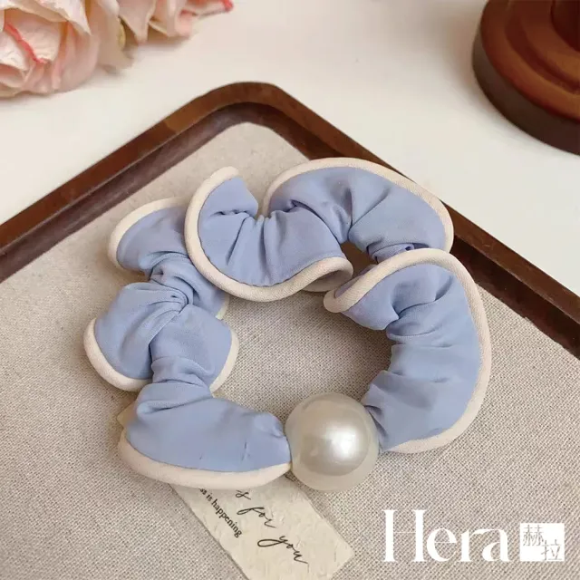 【HERA 赫拉】藍蕾絲邊舒適髮圈三入組 H115080304(蕾絲邊 髮圈 三入組)