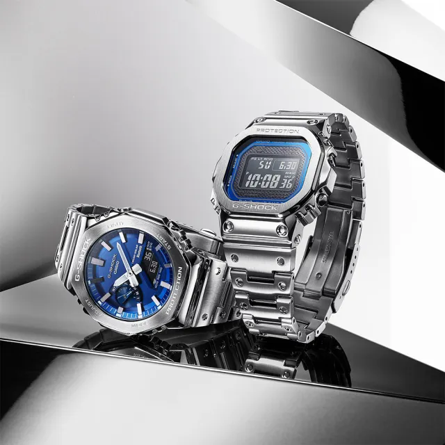 【CASIO 卡西歐】G-SHOCK 太陽能藍牙電波錶-7款可選 情人節 送禮(GMW-B5000D-1)