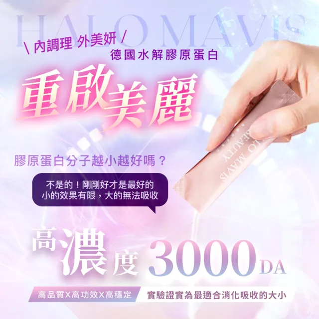 【HALO MAVIS BEAUTY】100%水解膠原蛋白-4盒(30包/盒)