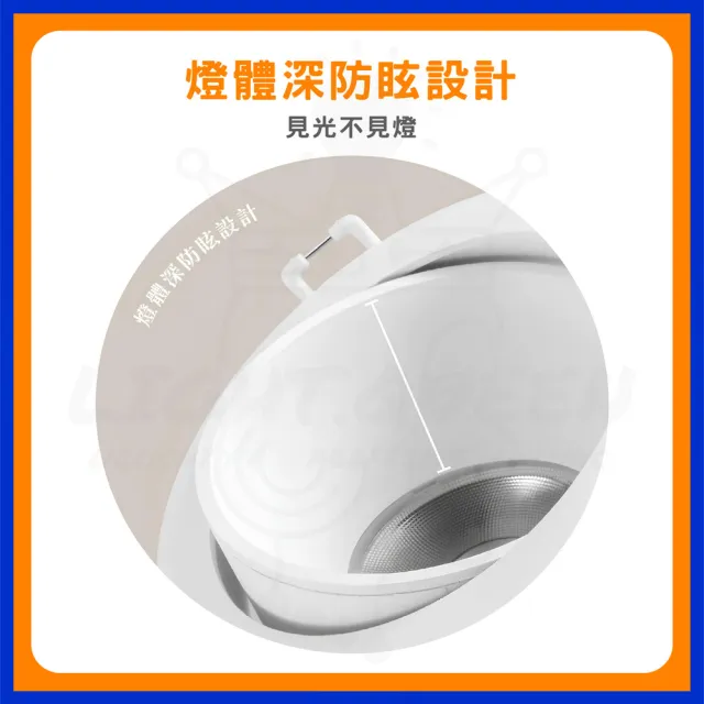 【DanceLight 舞光】3入 9W 9.5cm 波士LED調角防眩崁燈 可調角崁燈 LED崁燈 省電崁燈