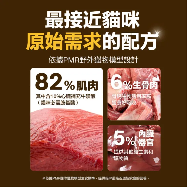 【怪獸部落】98%慢烘乾燥鮮肉主食糧800g(貓咪主食/貓糧/貓飼料/乾糧)