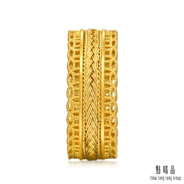 【點睛品】花絲編織 黃金戒指_計價黃金(港圍13號)