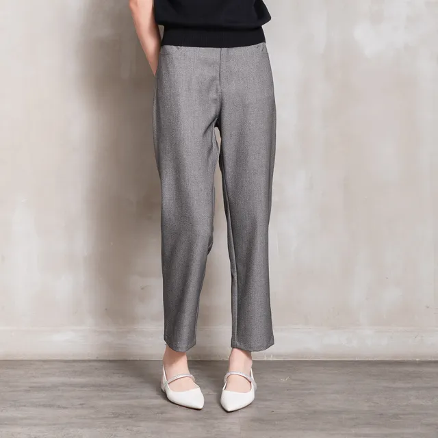 【perng yuh 芃諭名品】*極簡濾鏡 霧灰 錐形 九分褲(2026 AW Collection|5C秋冬新品上市)
