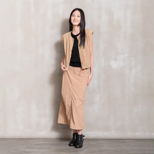 【perng yuh 芃諭名品】自由旅程 輕戶外 尼龍 長裙(2026 AW Collection｜5C秋冬新品上市)