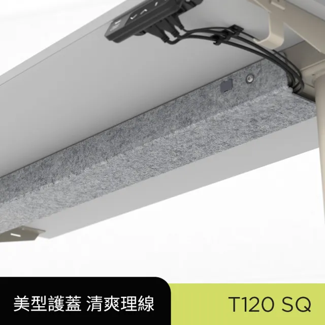【Tapbi】電動升降桌｜方管SQ系列 120x60cm 高承重雙馬達 直覺操控 安全防壓(書桌/辦公桌/工作桌/電腦桌)