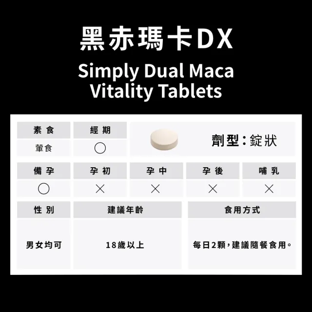 【Simply 新普利】黑赤瑪卡DX錠 30顆x3盒(日本製造.鋅.黑瑪卡.精胺酸.酵母鋅.南瓜子.紅瑪卡.男性保健)