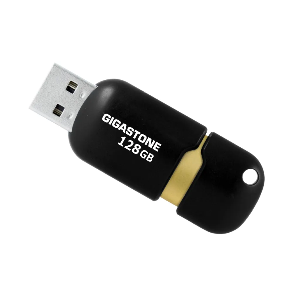 【Gigastone 立達國際】128GB USB3.1/3.2 Gen 1 黑金膠囊隨身碟 U307S(128G 高速USB3.0介面隨身碟)