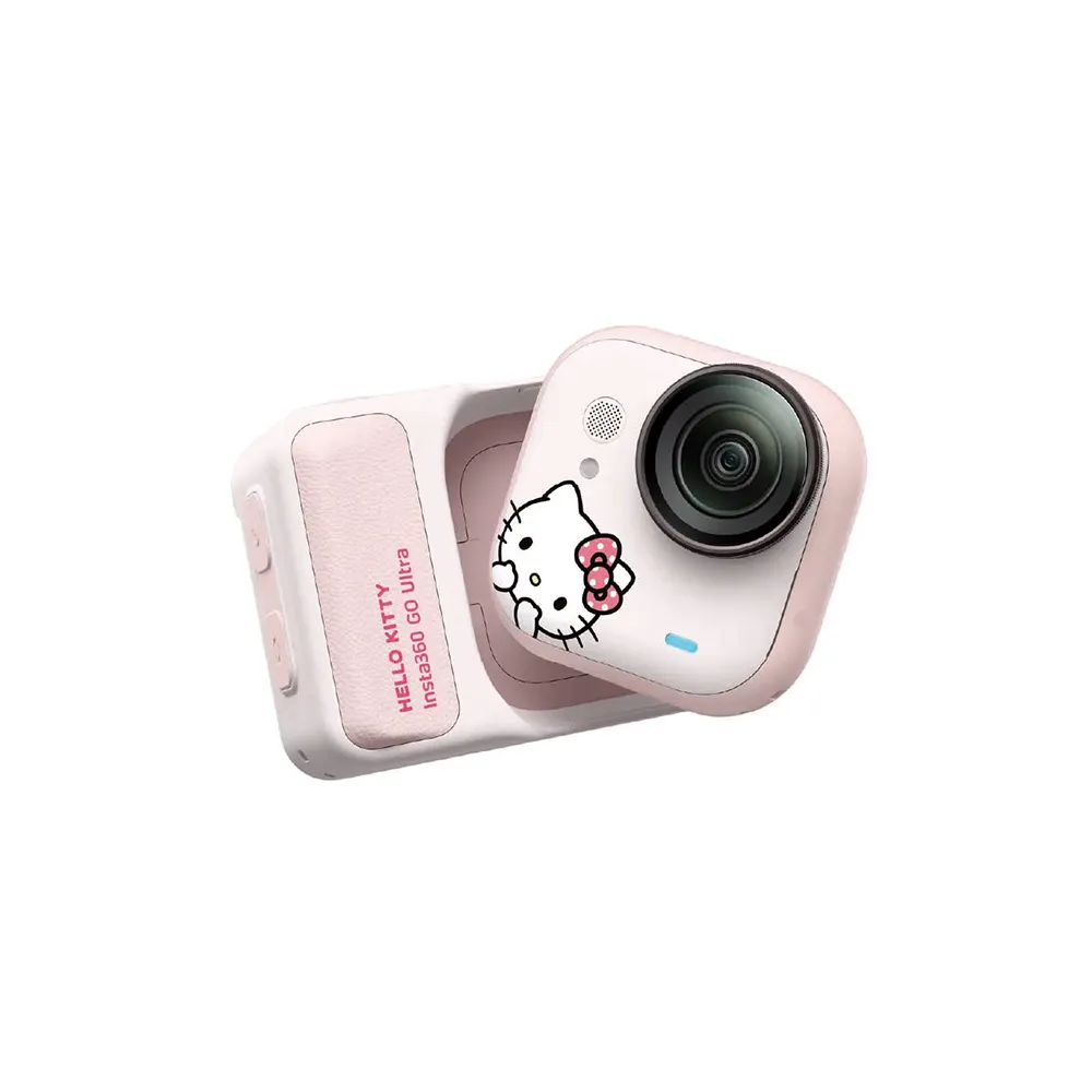 【Insta360】GO Ultra Hello Kitty 限定版＋SanDisk 128G記憶卡組(公司貨)