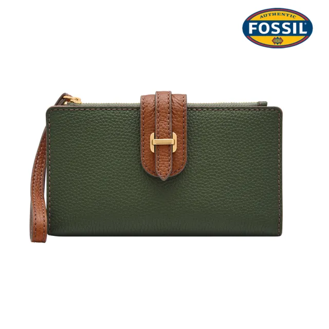 【FOSSIL】Emery 真皮多功能長夾 (兩色可選)