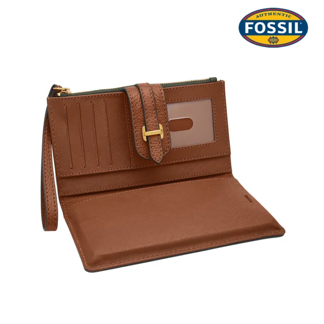 【FOSSIL】Emery 真皮多功能長夾 (兩色可選)