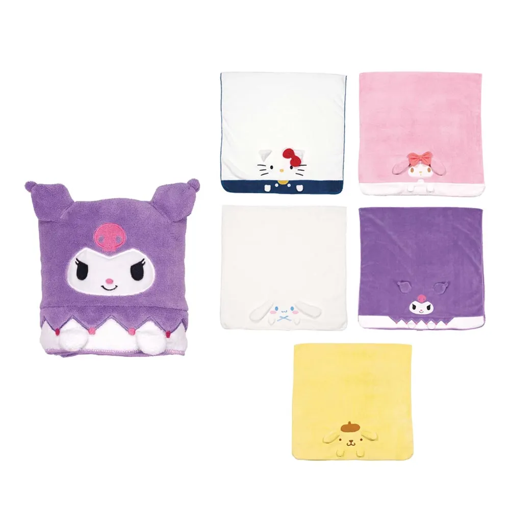 【台隆手創館】日本skater三麗鷗造型吸水速乾浴巾-60x120cm(Hello Kitty/Melody/大耳狗/庫洛米/布丁狗)