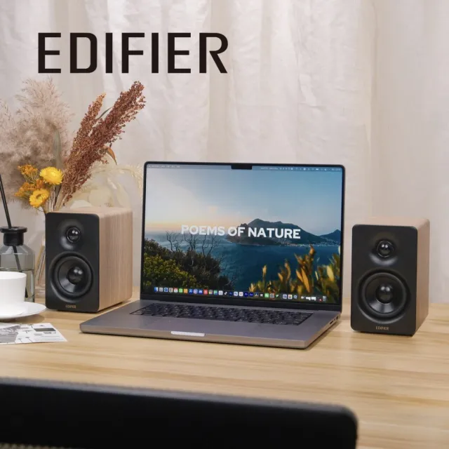 【EDIFIER】M60 2.0藍牙喇叭（電腦喇叭｜LDAC高音質解碼｜Hi-Res雙音質認證｜藍牙音箱｜專屬APP)