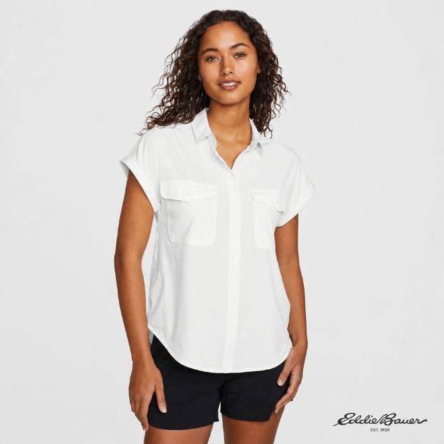 【Eddie Bauer】女性短袖透氣涼感襯衫 任選 21601219