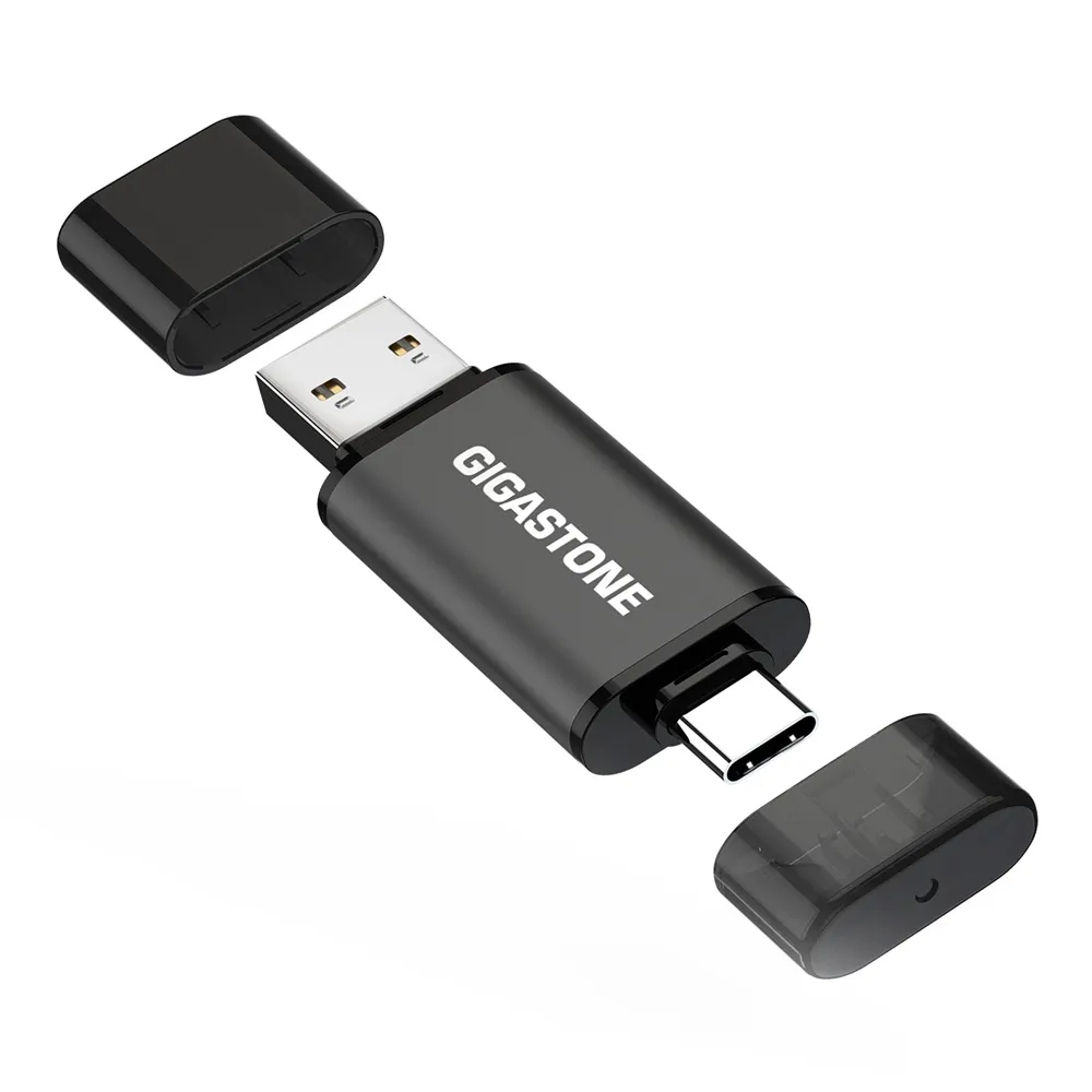 【Gigastone 立達國際】32GB USB3.2 Gen1 Type-C雙介面隨身碟UAC-4400GY(iPhone17/Mac/Android/筆電)