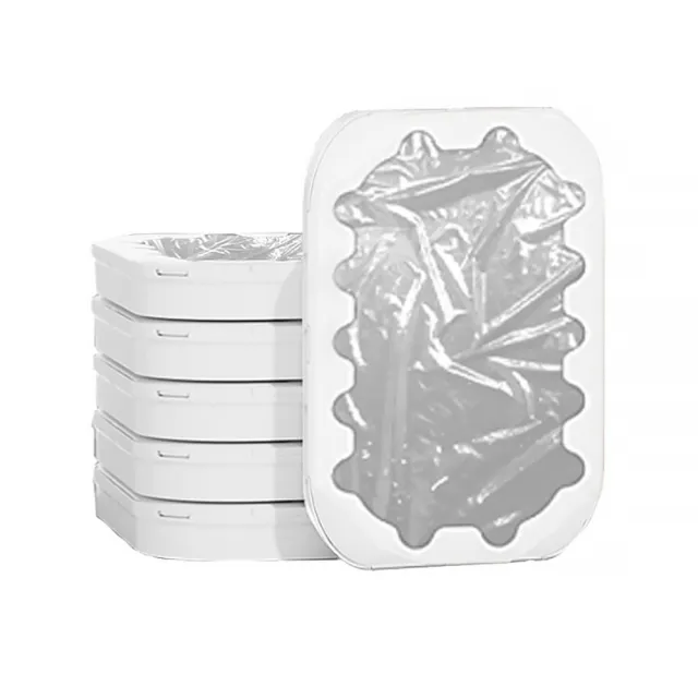 【LC】半透明款專用垃圾袋 6入組 (LC全自動打包垃圾桶Plus浴室版專用) 垃圾袋