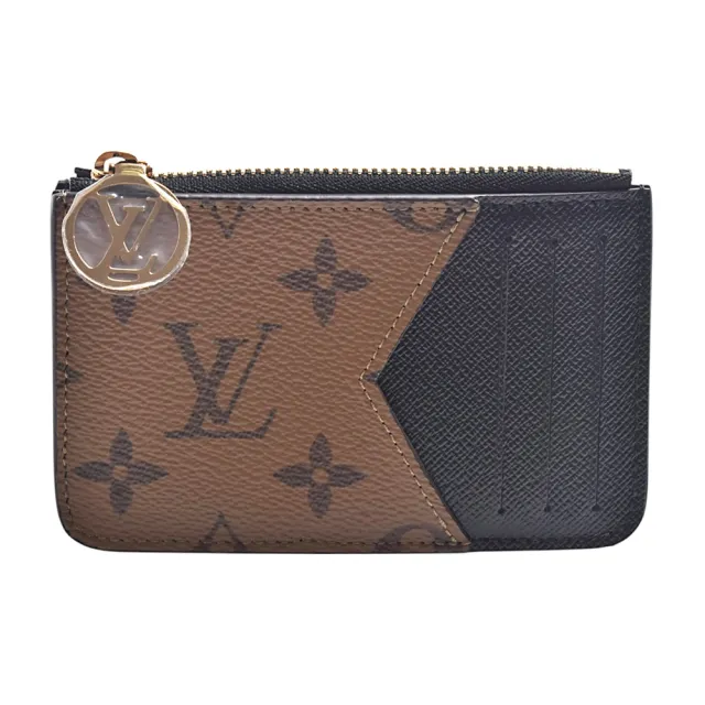【Louis Vuitton 路易威登】M81912 經典Romy系列Monogram塗層拉鍊卡片夾零錢包