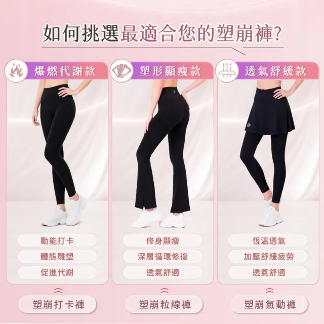 【PP 石墨烯】石墨烯塑崩褲全系列任選2件(林美秀吳淡如代言 顯瘦提臀塑身褲)