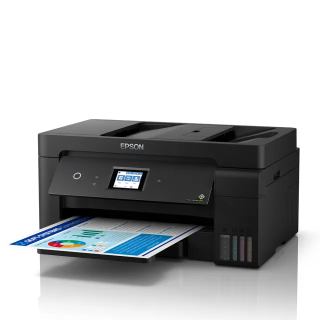 【EPSON】官方直營 搭3組T03Y原廠1黑3彩墨水★L14150 A3+高速雙網WiFi智慧遙控連供複合機
