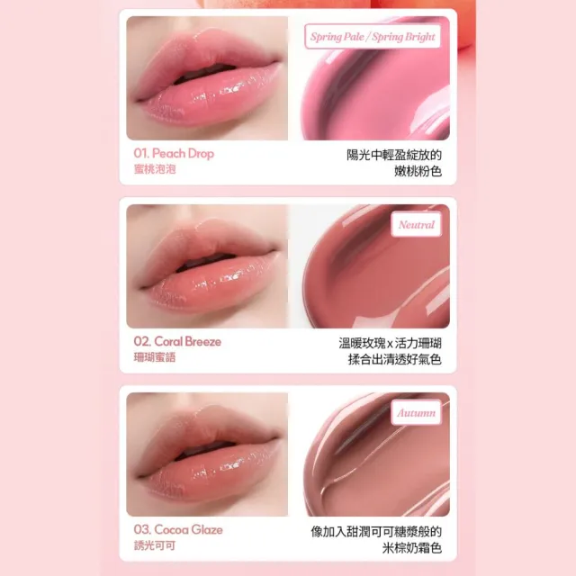 【Tiny Wonder】官方直營 蜂蜜裸光唇釉3g*2入組 (多色任選)