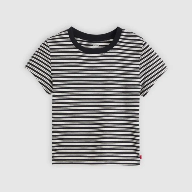 【LEVIS】ROSE 朴彩英同款 條紋短袖T恤 / 微彈性 女生上衣 人氣新品 0085R-0020