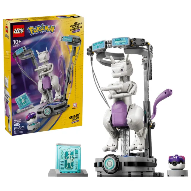 【LEGO 樂高】寶可夢 Smart play 智能磚塊系列 超夢實驗室 皮卡丘訓練樹屋 #72163#72164