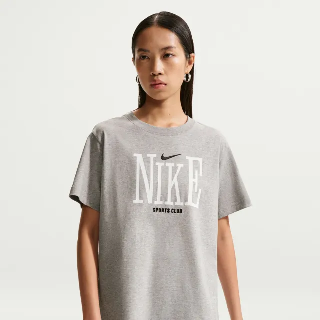 【NIKE 耐吉】短袖上衣 女 AS W NSW CLSC BF OC INCONNECT 灰 IR7889-063(2S4984)