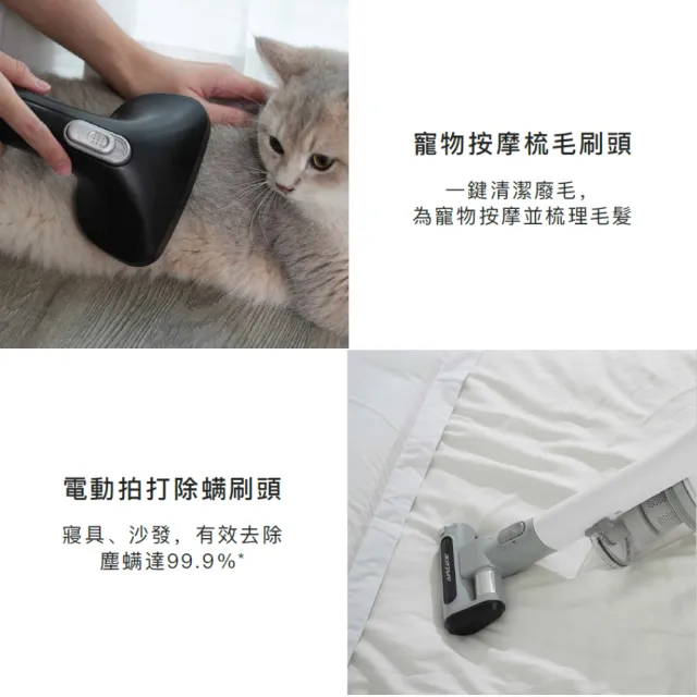 【acerpure】Acerpure Clean 無線吸塵器 簡約白(SV534-11W)
