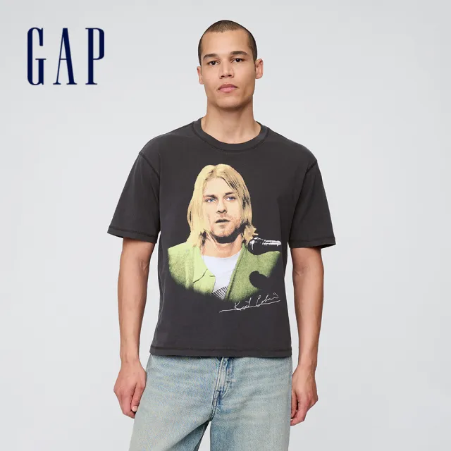 【GAP】GAPXMusic Tee 聯名系列 印花圓領短袖T恤-多款任選