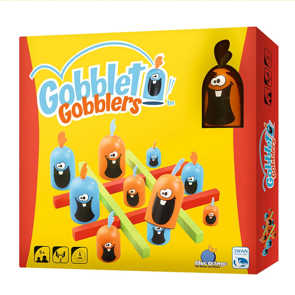 【新天鵝堡桌遊】奇雞連連 Gobblet Gobblers(全家一起來/送禮最大方)