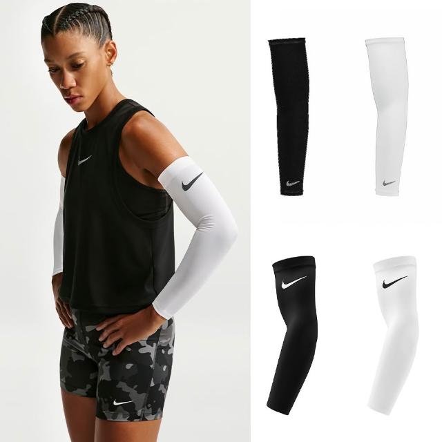 【NIKE 耐吉】運動臂套 輕量跑步臂套 袖套 兩入組 多款任選