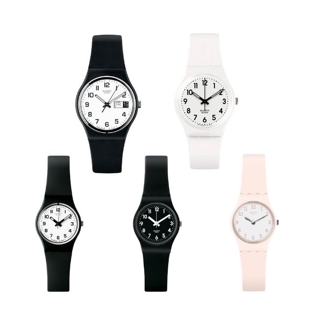 【SWATCH】精選原創系列 經典手錶/考試錶/女錶/男錶/瑞士製造/綜合賣場 (25-34mm)