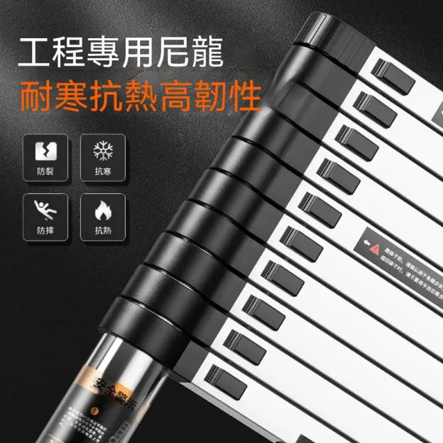 【MOOG 沐格】不鏽鋼伸縮梯 掛勾直梯 折疊升降梯 工程維修工作梯