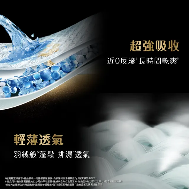 【幫寶適】奢寵黑金幫 黏貼型 NB-L 嬰兒紙尿褲/尿布 2箱(首款添加真蠶絲)