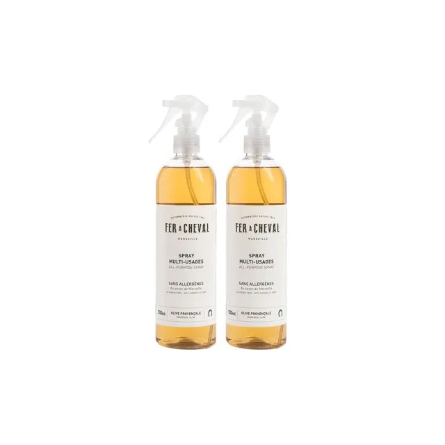 【Fer a Cheval 法拉夏】多用途清潔噴霧 500ml 兩入組(萬用噴霧 去污 去漬)