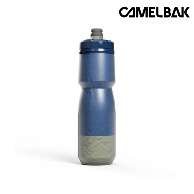 【CAMELBAK】PODIUM CHILL保冷噴射水瓶 CB1873412071｜710ml深海藍 (自行車 腳踏車 公路車)