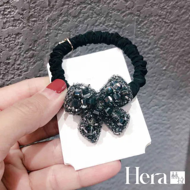 【HERA 赫拉】韓國輕奢水鑽ins髮圈 H115080501(輕奢 水鑽 ins 髮圈)