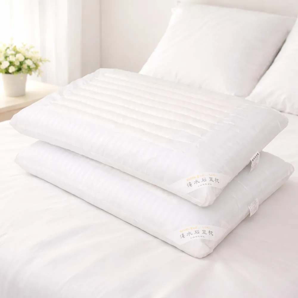 R.Q.POLO】ICE PILLOW 清涼淹水石頭枕1入(天然白玉石涼感枕夏季降溫舒
