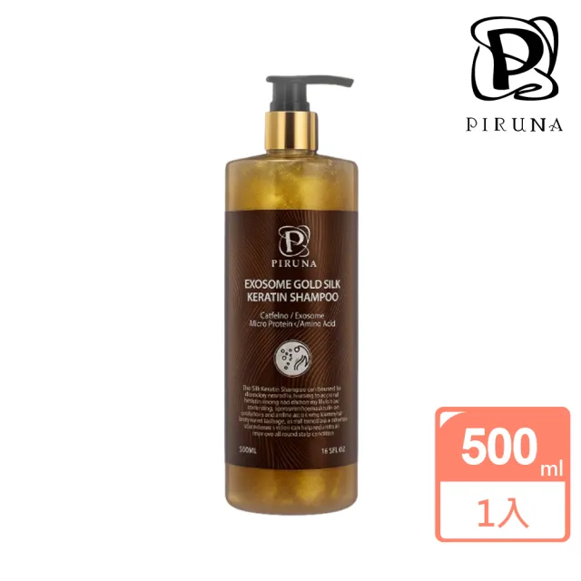 【PIRUNA】黃金泌提咖啡因健髮洗髮精500ml