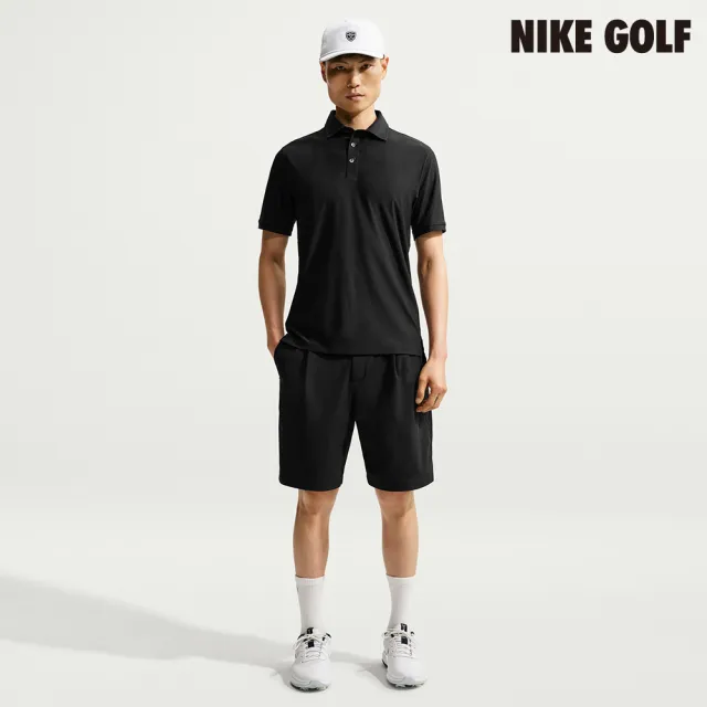 【NIKE GOLF】Nike 量身打造的特殊機能 男款 Dri-FIT 高爾夫球衫 黑色(IB0206-010)