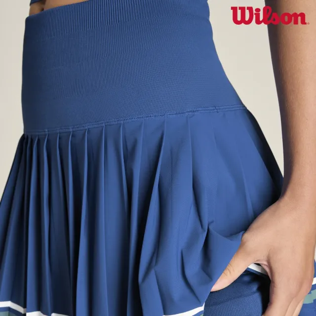【WILSON】Midtown Tennis Skirt Blue Quartz 女款 服飾 半身裙 藍色 WW00160U043001