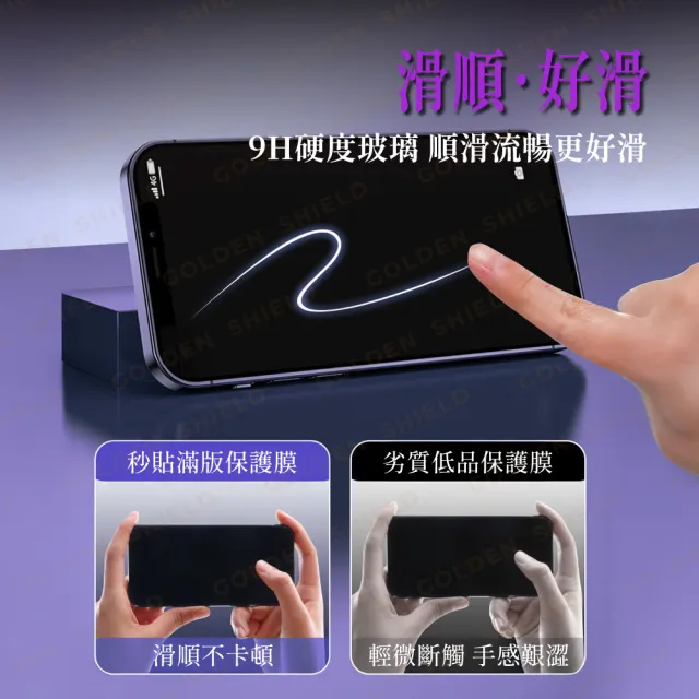 【GOLDEN SHIELD】3D秒貼．VIVO 3D秒貼防偷窺滿版玻璃貼 保護貼適用V70 FE X300 V60 V50 X200 Pro V40 V30