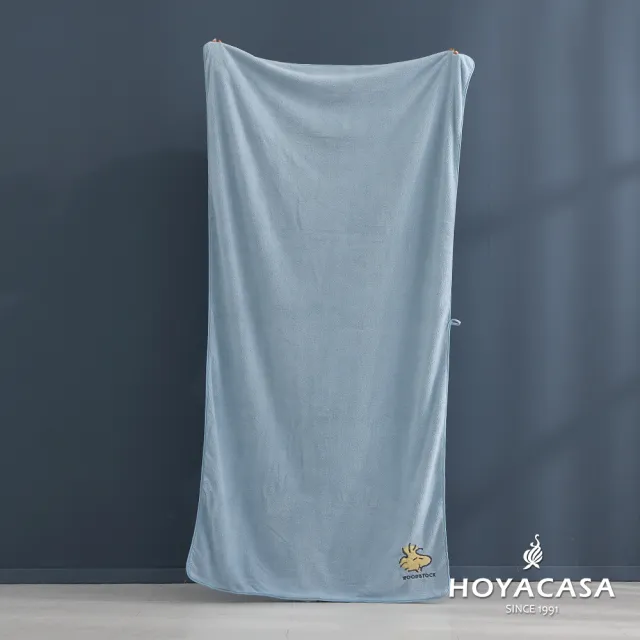 【HOYACASA  禾雅寢具】史努比聯名系列-兩用刺繡抱枕吸水浴巾組-胡士托款  速達