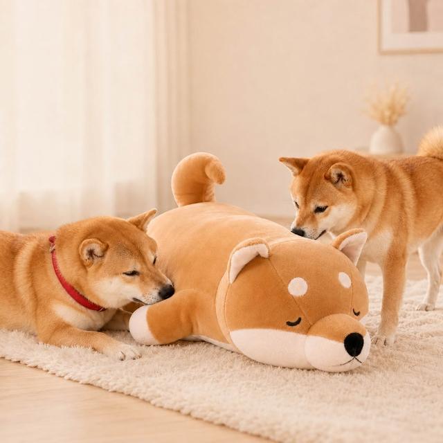 【Beroso 倍麗森】升級超Q彈柴柴玩偶柴犬抱枕懶人枕100cm(情人節 靠枕 抱枕 娃娃 禮物 絨毛娃娃 靠墊)